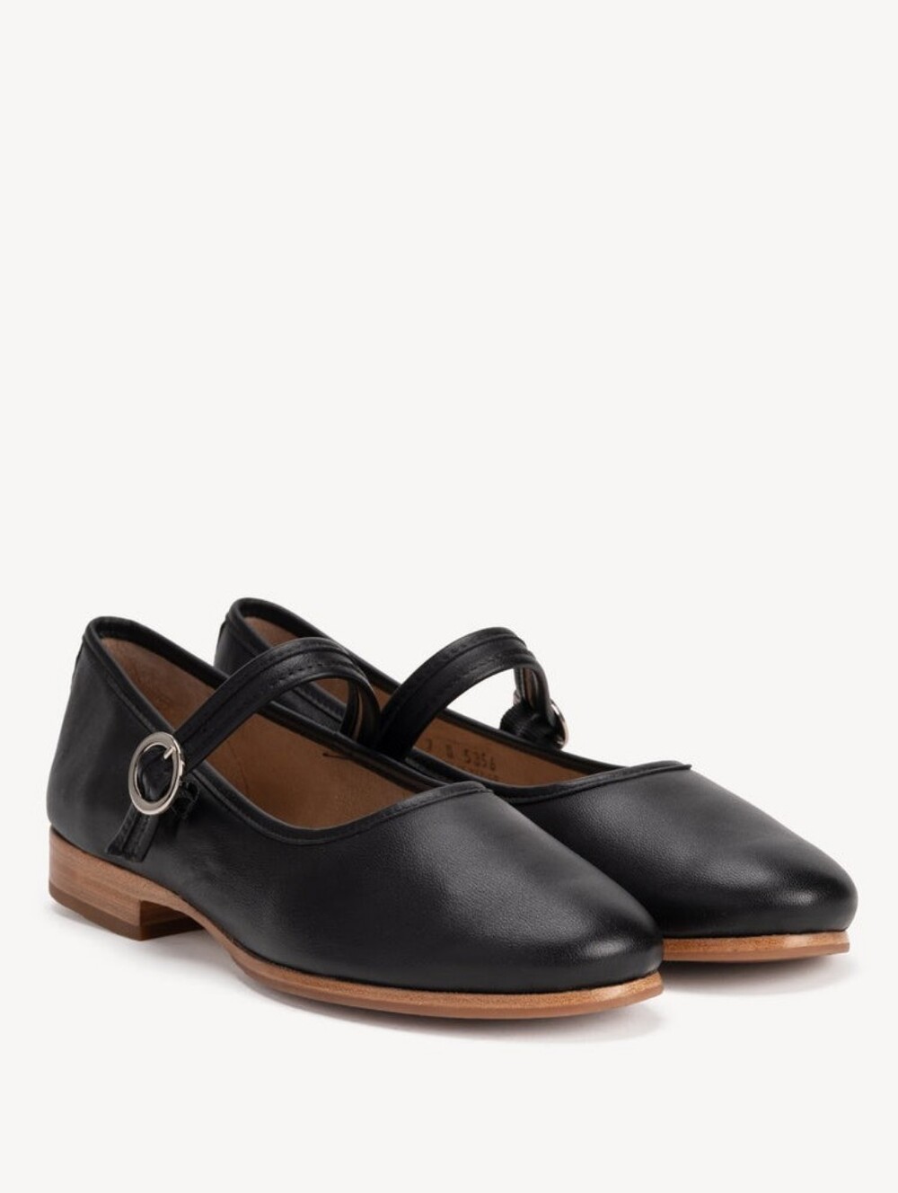 POPPY BARLEY | The Mary Jane in Black - 6.5 W